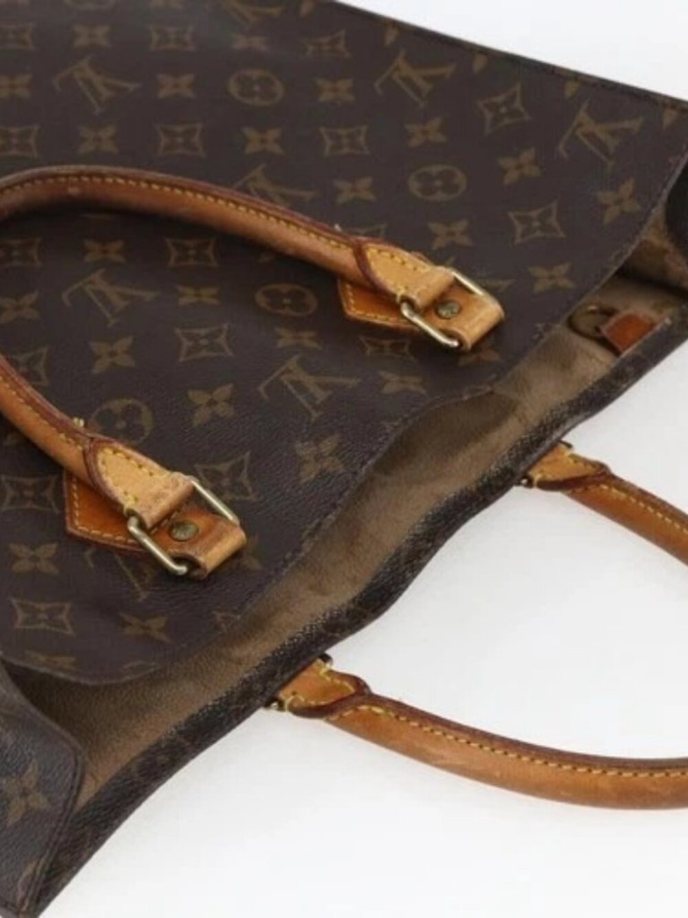 LOUIS VUITTON Monogram Sac Plat Hand Bag - Picture 6 of 16